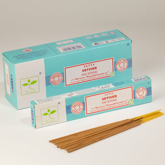 Encens Satya 15 g - vétiver