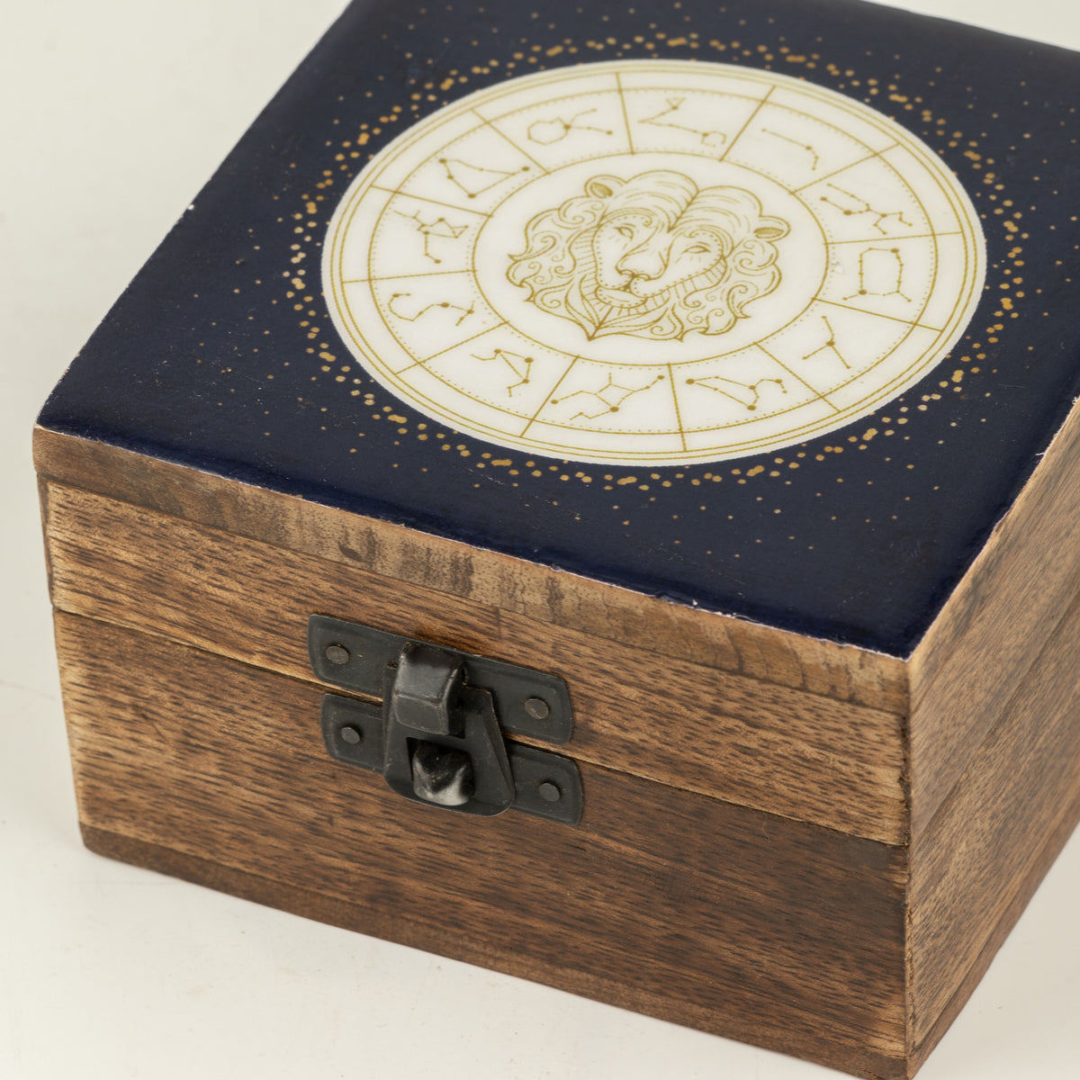 Pequeña caja esmaltada - Leo