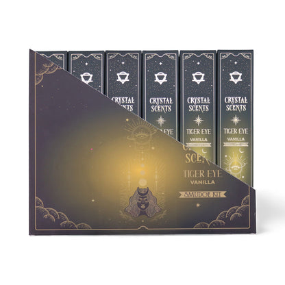 Tiger's Eye Crystal Fragrances Reinigendes Räucherwerk - Vanille