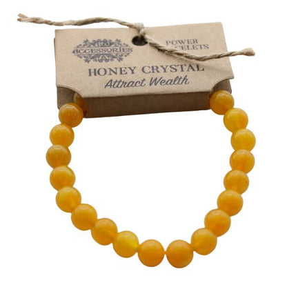 Brazalete de Energía Cristal de Miel 8mm
