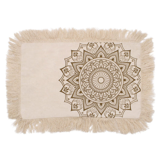 Coussin Mandala Lotus - 30x50cm - Bronze