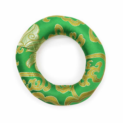 Coussin cerceau de 10 cm (pour bol chantant tibétain de 12 à 14 cm) - Vert