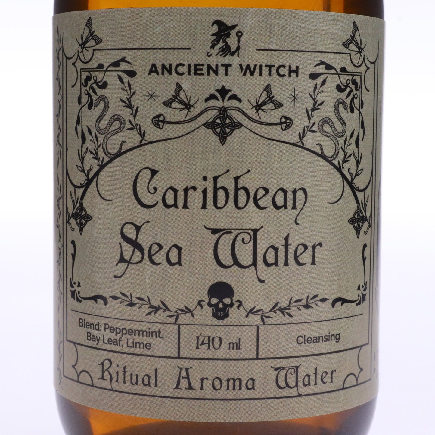 Agua ritual de bruja ancestral - Agua del Mar Caribe