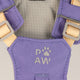 PAW - XS (2-4 kg) Arnés de paso para perros Guardian con malla reflectante - Lavanda - Colgante de amatista