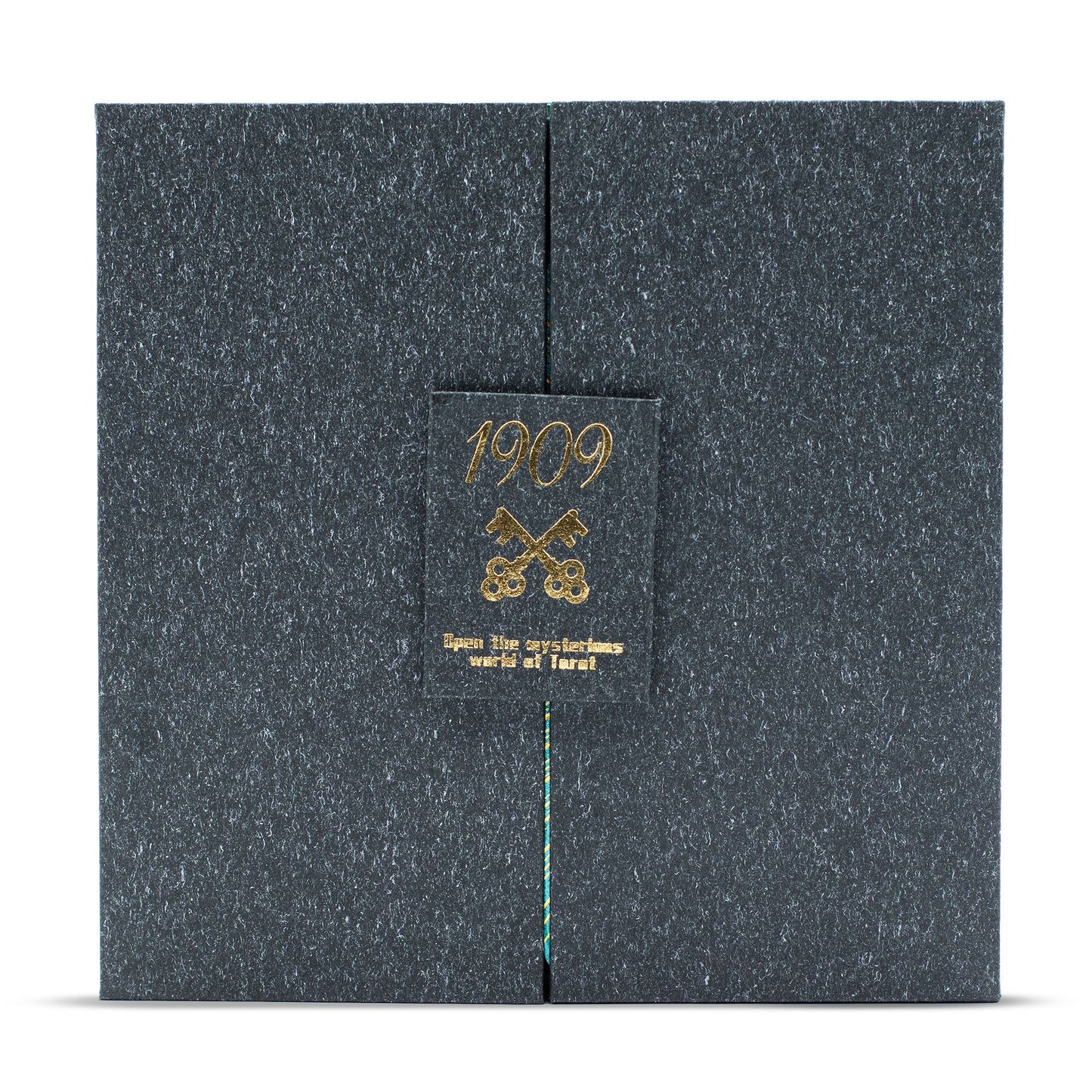 Gold- und türkisfarbenes Tarotkarten-Geschenkset