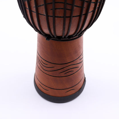Grand tambour djembé Pro - Rythme de la liberté (haut) - 50 cm (22 cm de diamètre)