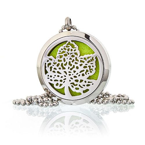 Collar Difusor Aromaterapia Hoja 30mm