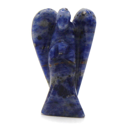 Ángel de piedra preciosa tallada a mano - Sodalita