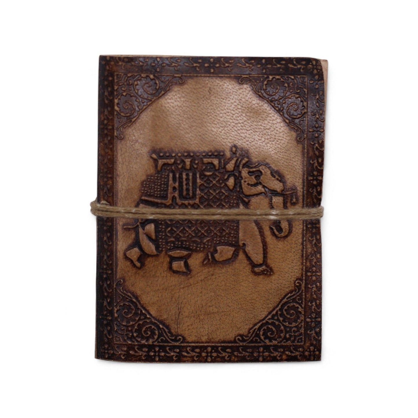 Petits carnets en cuir assortis (4 x 3 pouces) - Vitrine
