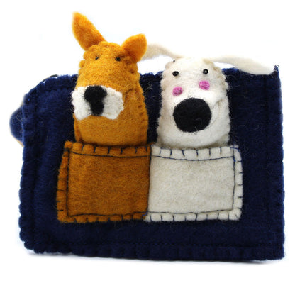 Bolsa con Marionetas de Dedo - Amigos Cachorros