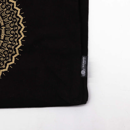 Extra große Tragetasche (38 x 15 x 43 cm), Schokoladenfarbe, 14 oz – Mandala Libertad