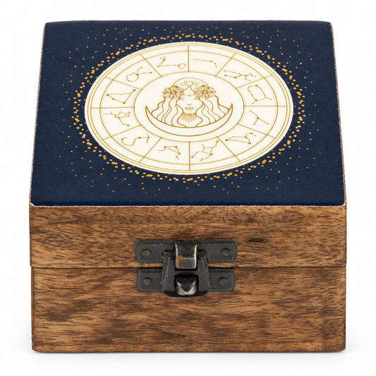 Pequeña caja esmaltada - Virgo