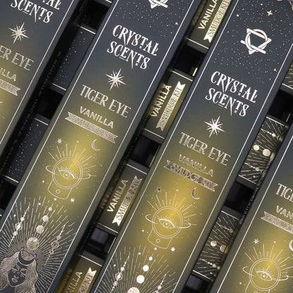 Tiger's Eye Crystal Fragrances Reinigendes Räucherwerk - Vanille
