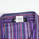 Nomad Sari Grandad Shirt - Negro Púrpura - XL
