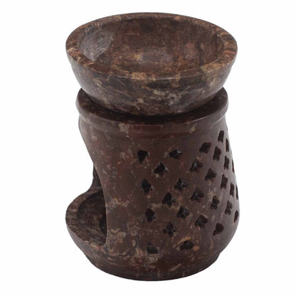 Kleiner Speckstein-Ölbrenner 8 cm - Klassisch