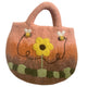 Sac en feutre avec tournesols et abeilles - 35 x 27 cm