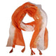 Foulard d'été Nomad Sari imprimé tortues - corail (180x50cm)