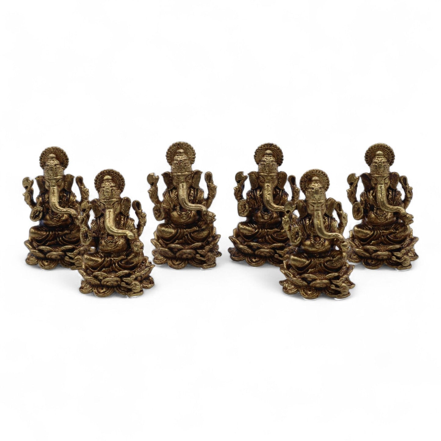 Messing Miniaturgötter - Ganesha (22 g) - 37 mm