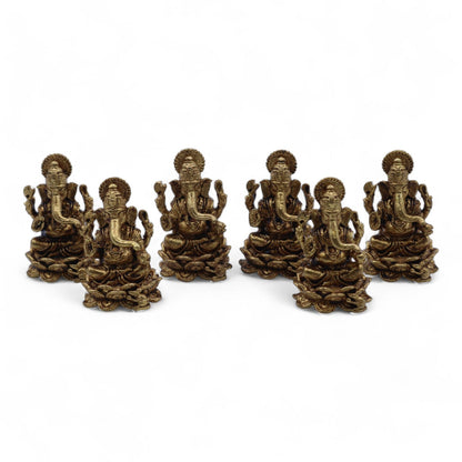 Messing Miniaturgötter - Ganesha (22 g) - 37 mm