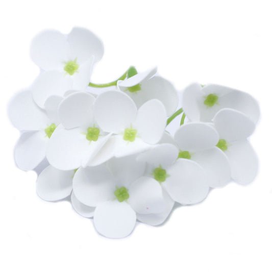 Seifenblumen Basteln - Hyazinthe - weiß