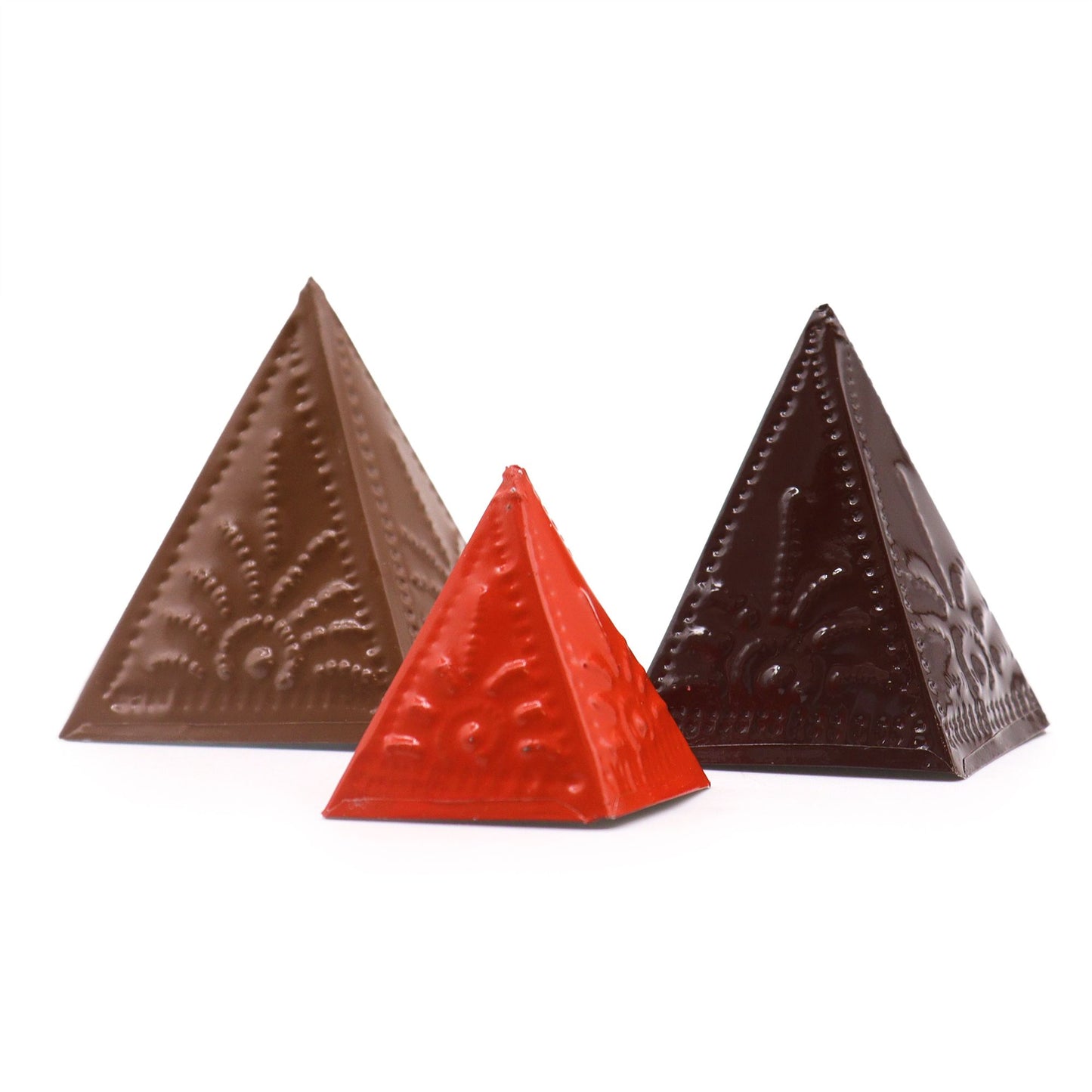 Räucherpulver-Formen-Set - Hellbraun, Dunkelbraun, Orange