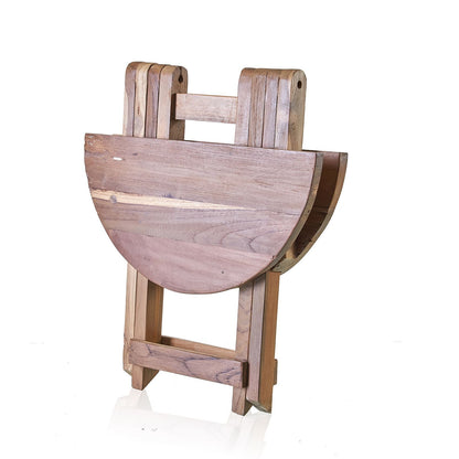 Mesa de centro redonda plegable - 50x50cm