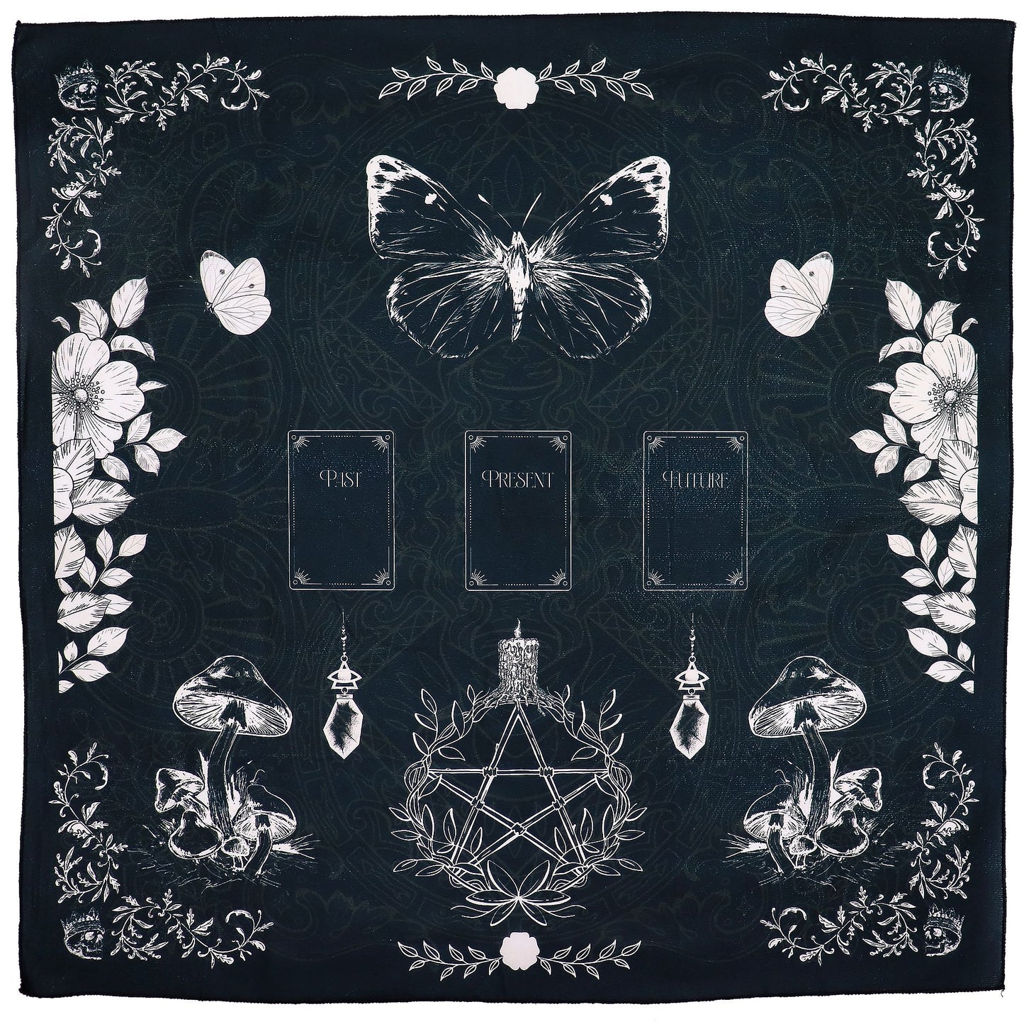 Tarot-Lesetischdecke – Alte Hexe