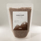 Vela perfumada de arena - Marrón Mocha - Cristal Carmesí - 300 g