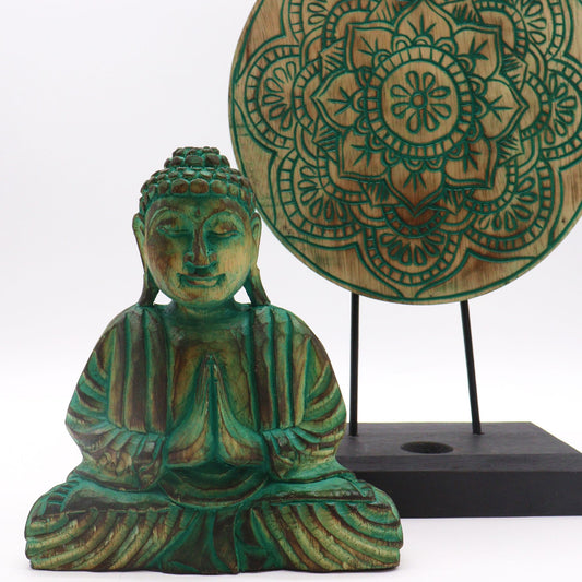 Feng Shui Buddha Set - Mandala - Grün