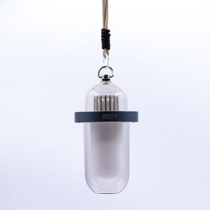 Außenlampe mit Flammeneffekt – Weiß, wiederaufladbar über USB – Mehrfarbig