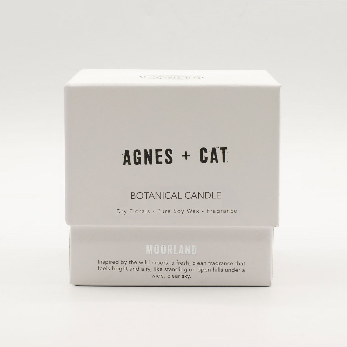 Botanische Sojawachskerze Agnes + Cat - Moorland