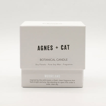 Botanische Sojawachskerze Agnes + Cat - Moorland