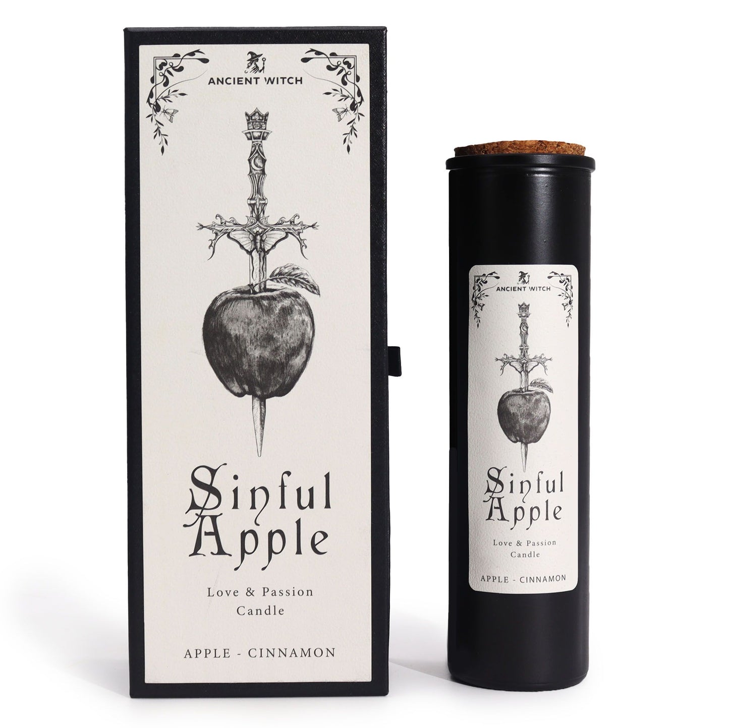 Bougies purificatrices des sorcières anciennes - Pomme pécheresse