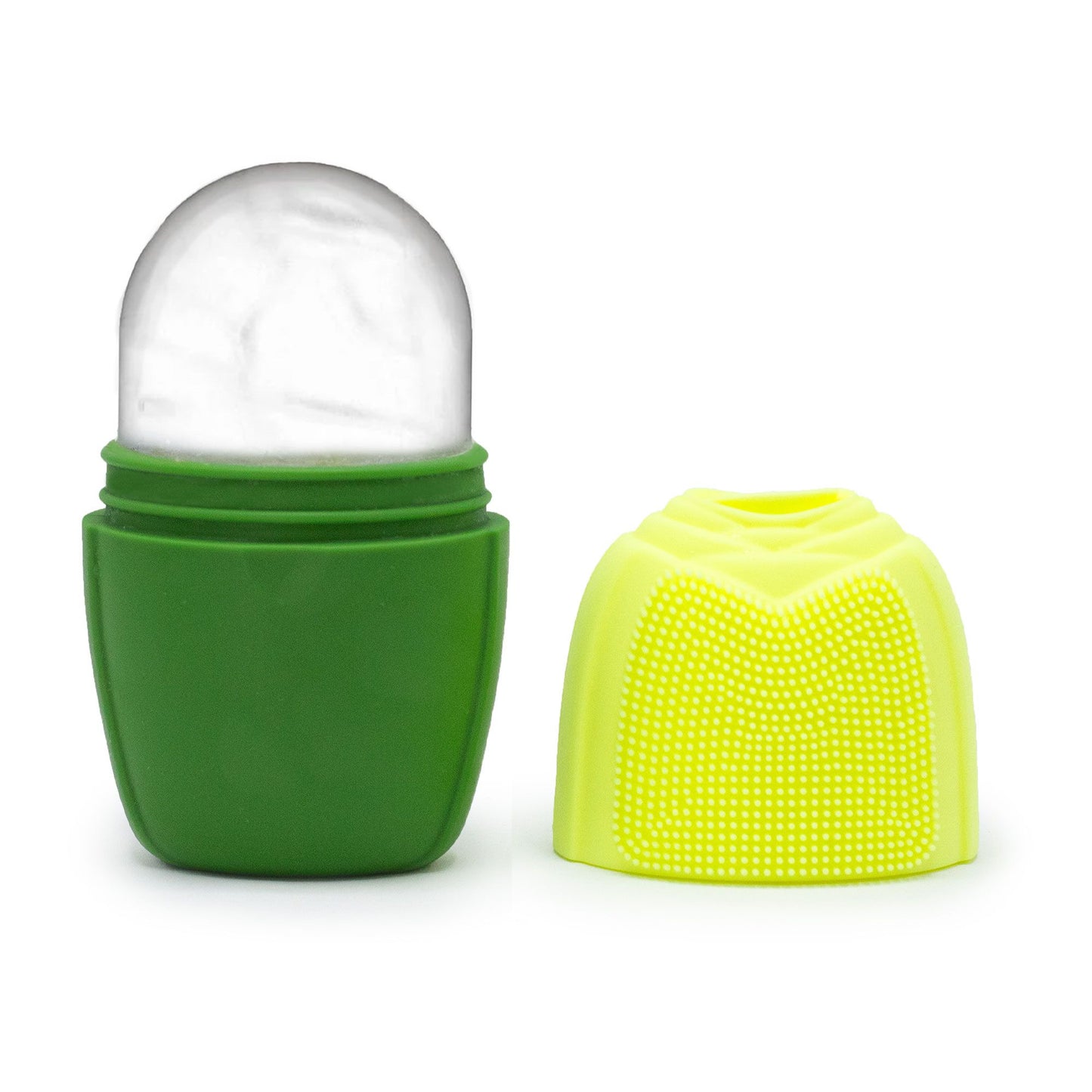 Rouleaux de glace en silicone pour le visage - Vert