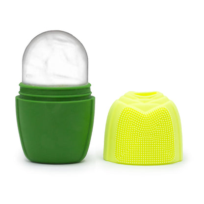 Rouleaux de glace en silicone pour le visage - Vert