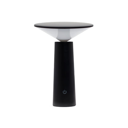 Touch-Lampe – verstellbarer schwarzer Pilz – USB-Musterlicht (C) – wiederaufladbar (2000 Watt)