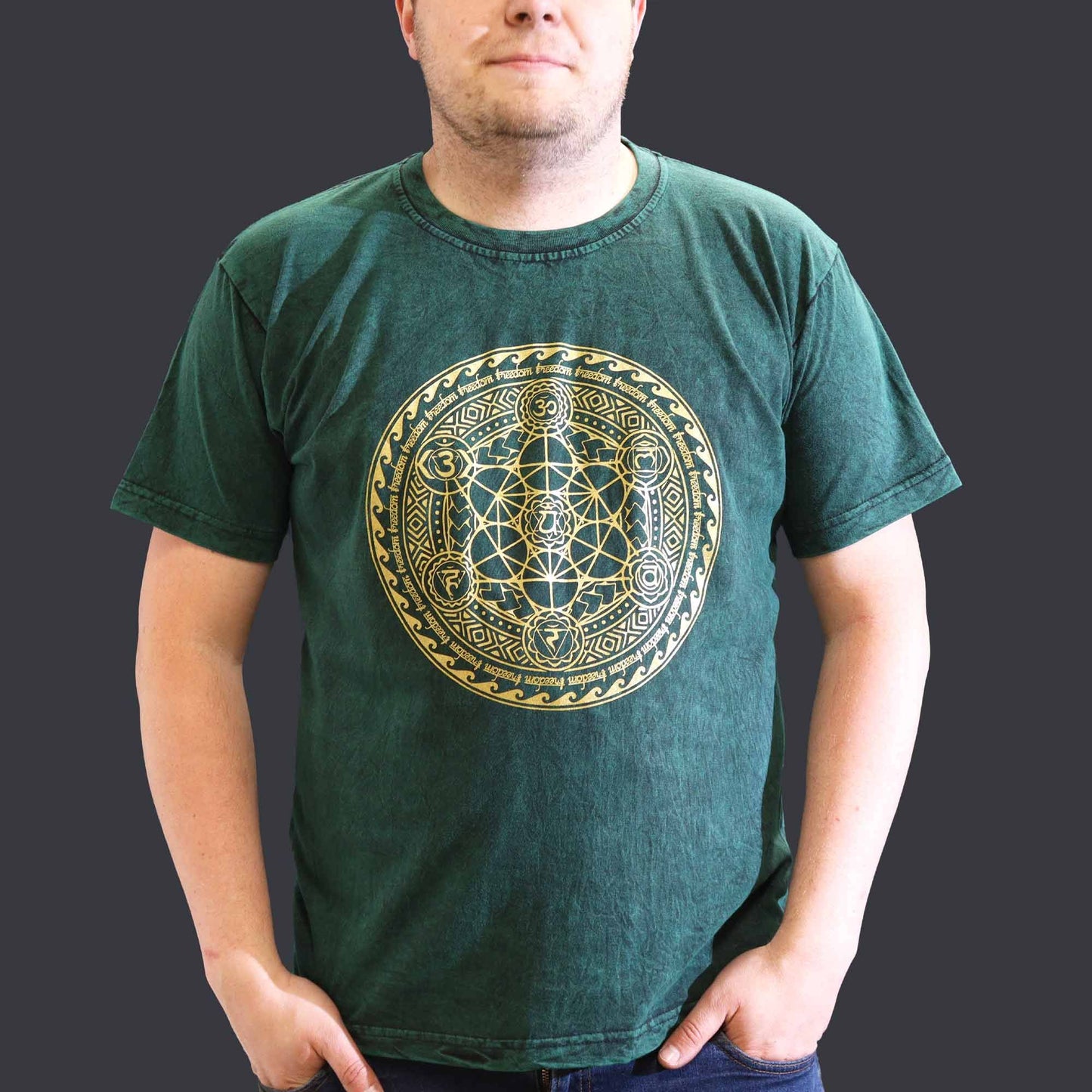 T-shirt oversize Nomad Sari - Chakra - Vert