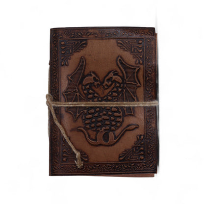 Petits carnets en cuir assortis (4 x 3 pouces) - Vitrine