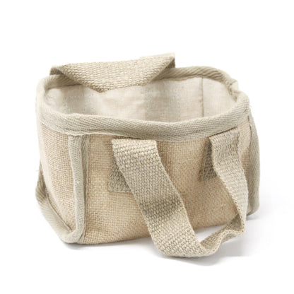 Cesta Pequeña Yute Natural 16x10x12cm