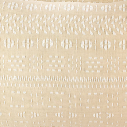 Funda clásica para cojín - Piedra suave - 30x50cm - Estilo de Madera