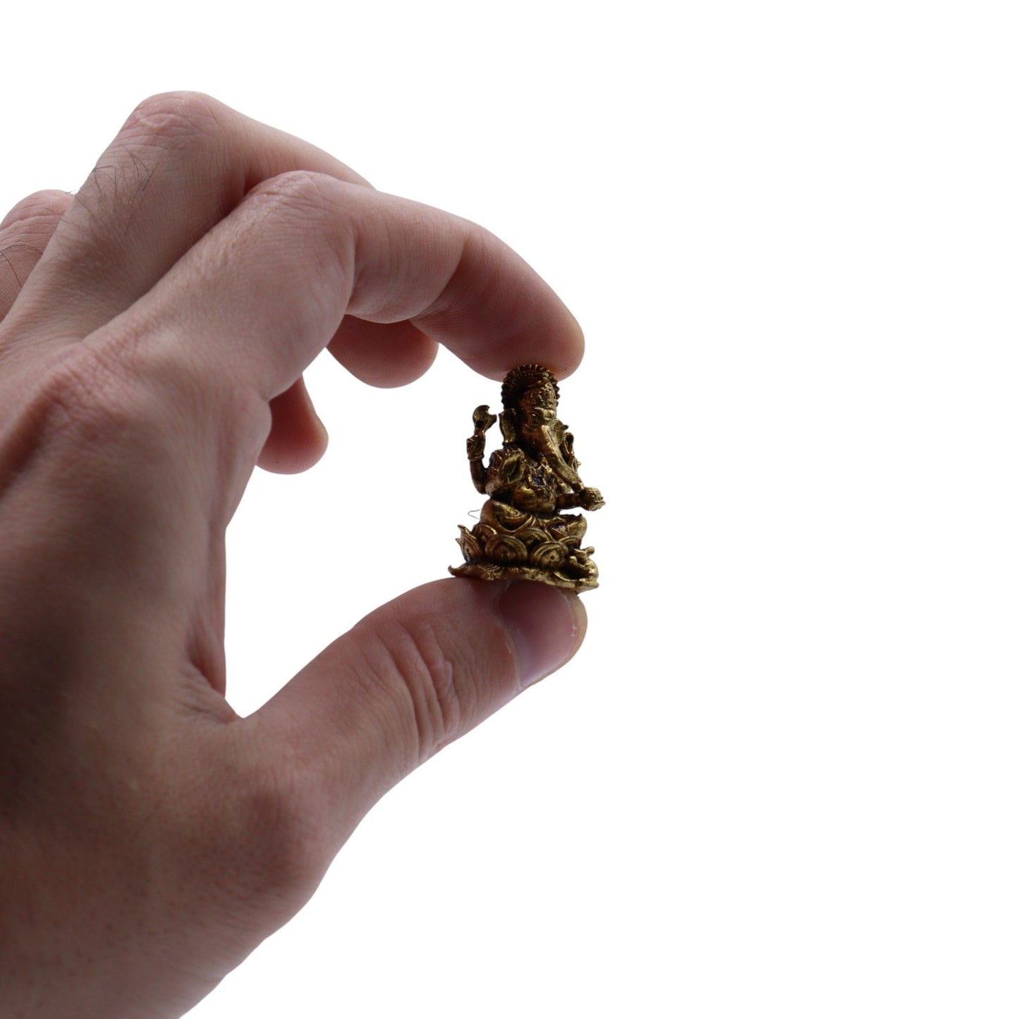 Miniaturgötter aus Messing - Ganesha (12 g) - 30 mm