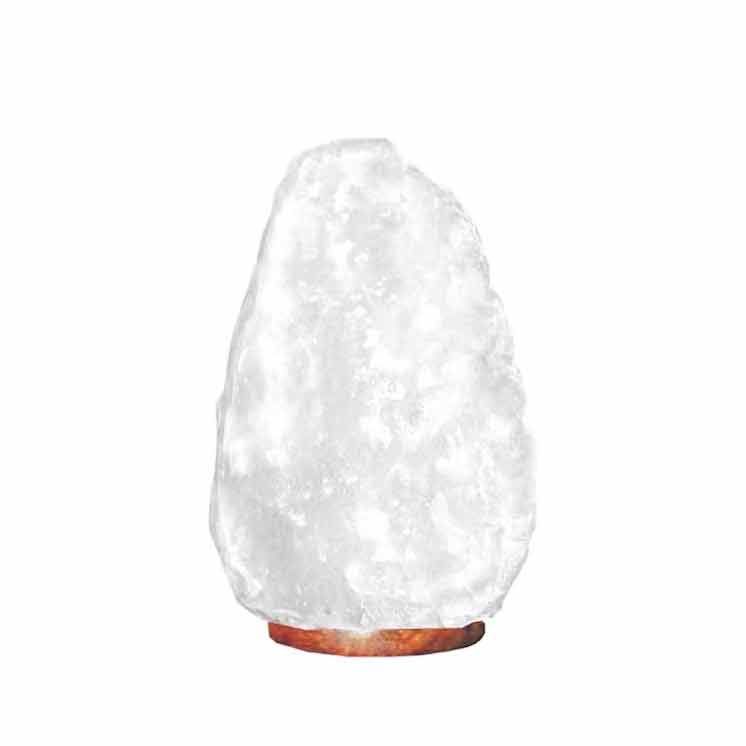 Himalaya-Bergkristall-Salzlampe – &amp; Sockel ca. 3–5 kg