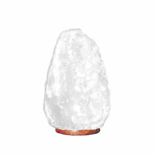 Himalaya-Bergkristall-Salzlampe – &amp; Sockel ca. 3–5 kg