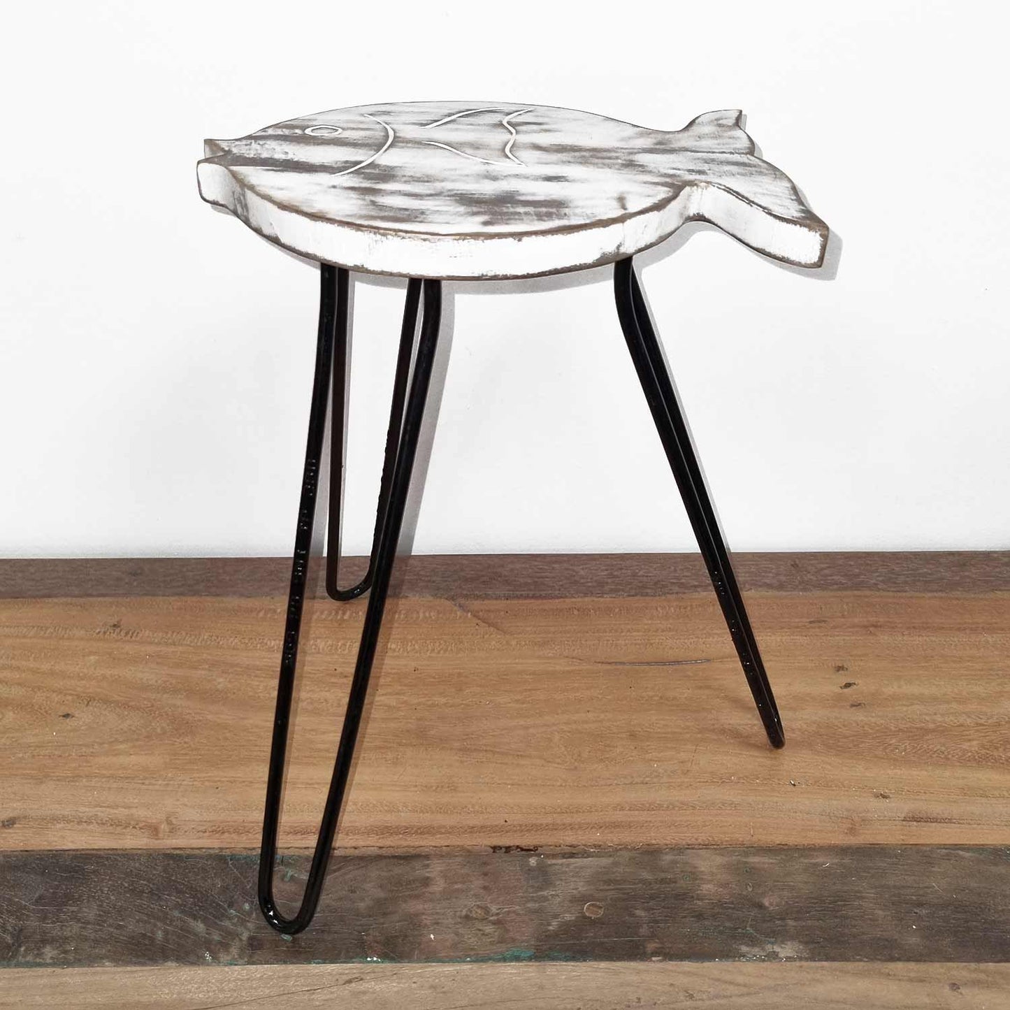 Albasia Holztisch - Gebleicht