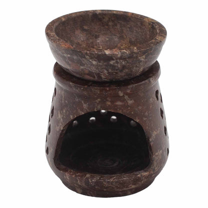 Kleiner Speckstein-Ölbrenner 8 cm - Klassisch
