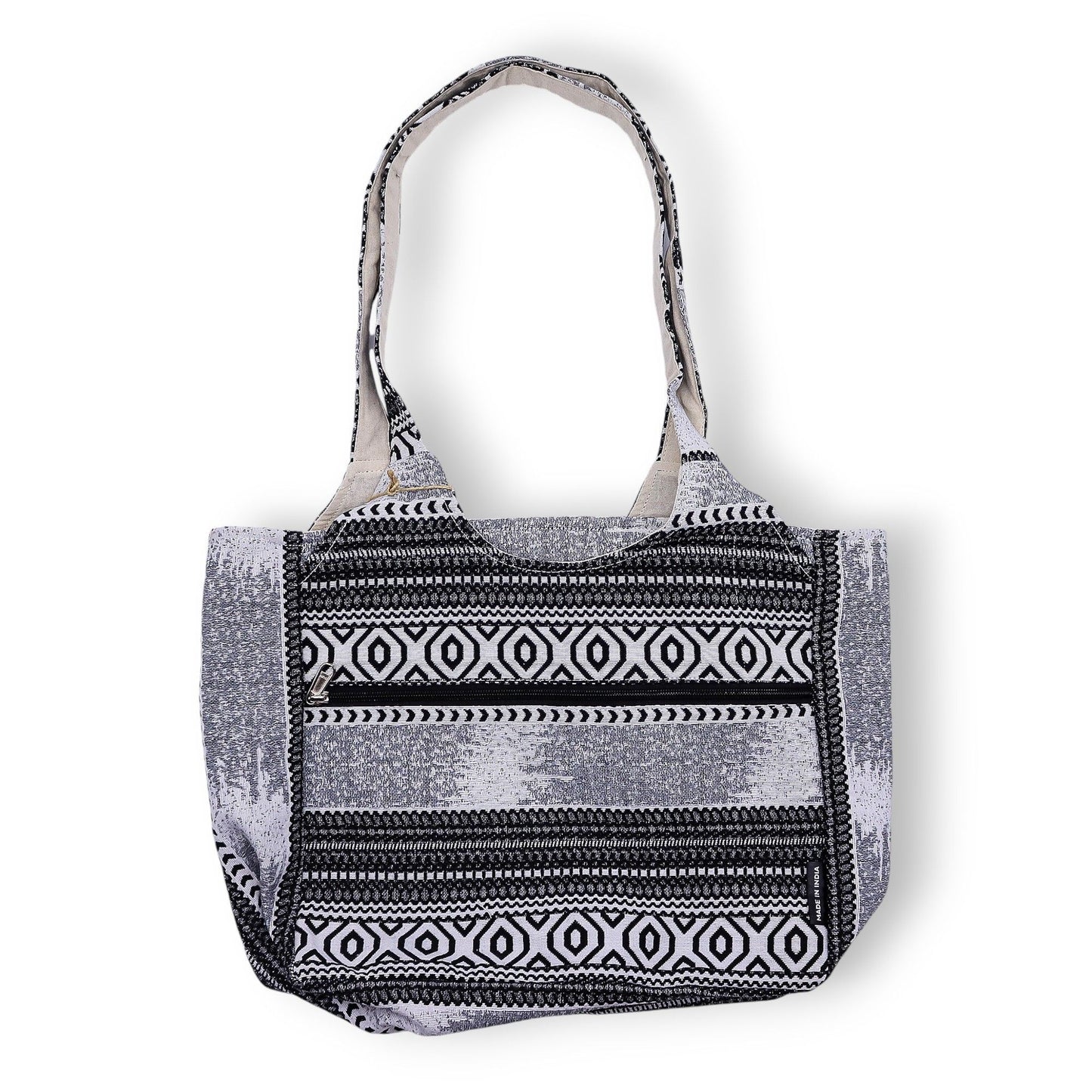 Bolsas de Jacquard Natural - Caravana Urbana - Bolsa Wander Muse