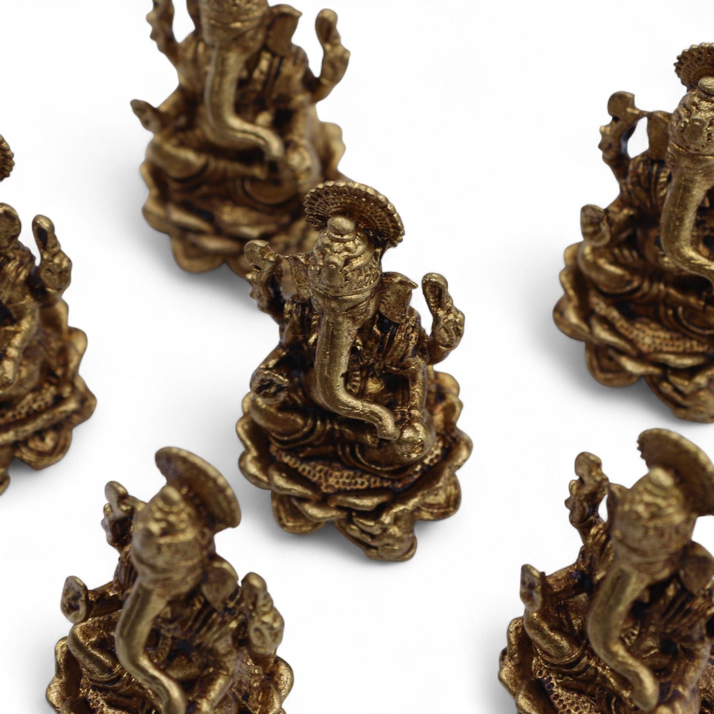 Messing Miniaturgötter - Ganesha (22 g) - 37 mm