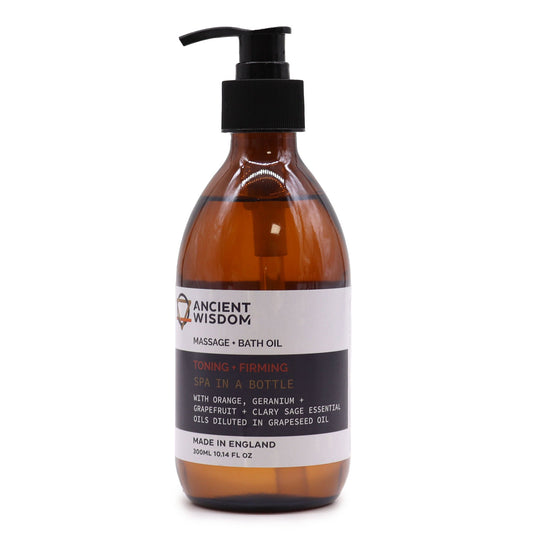 Aromatherapie-Massage- und Badeöl - Tonisierend und festigend 300 ml