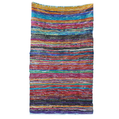 Alfombra Trapo Lujo Azul 153x90cm