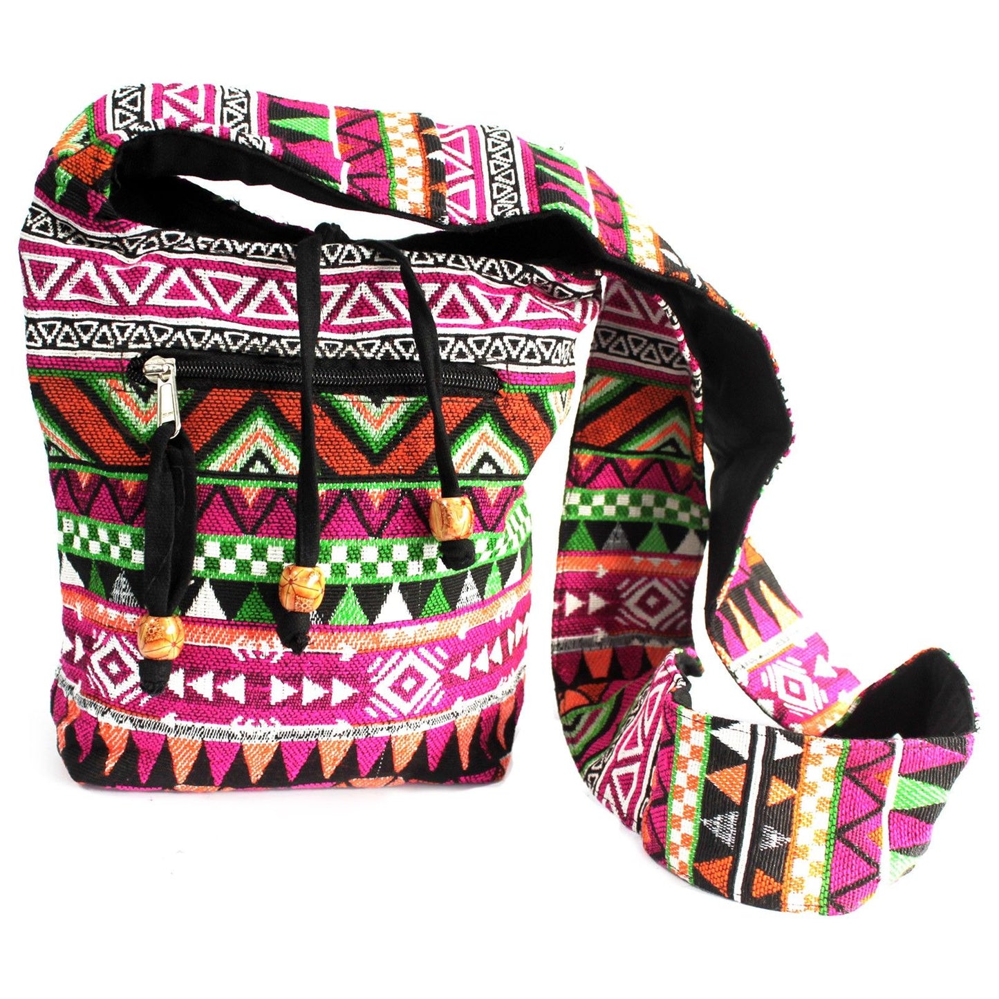 Mochila Pequeña Jacquard Rosa